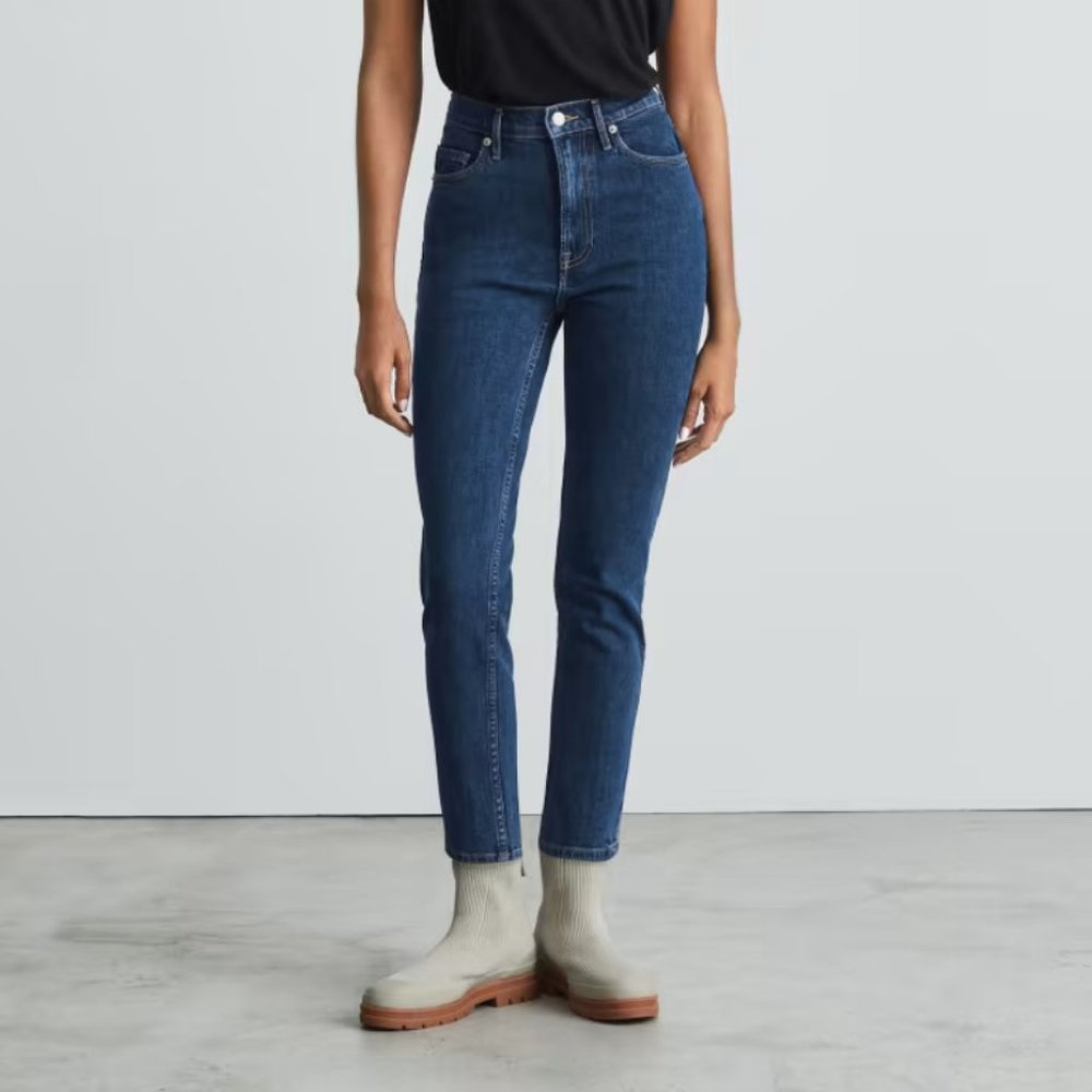 Everlane The Original Cheeky Jean in Midnight/ Size 29 Crop